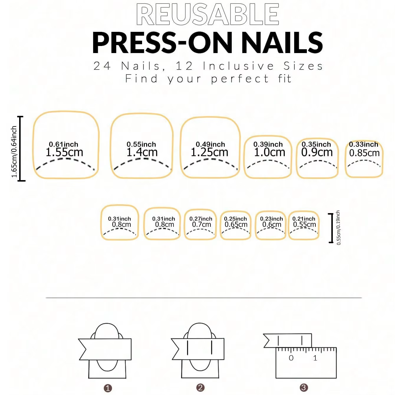 120 pièces améliorent instantané votre look avec un ensemble de faux ongles courts carrés blancs à c