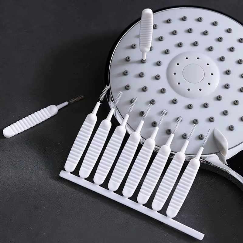 Brosse de nettoyage de douche, 10 à 500 pièces, Micro buse de brosse en Nylon, outils de nettoyage A