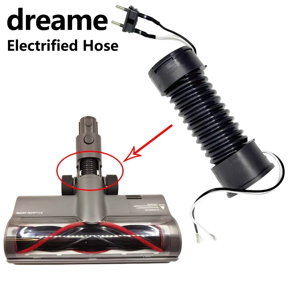 Dreame – brosse de sol originale, accessoires de réparation de brosse à tapis, tuyau électrifié pour