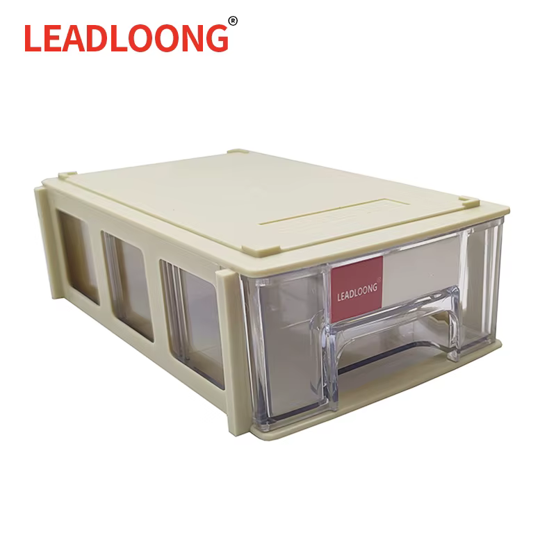 LEADLOONG 8/16 pièces 14x9x4 cm/5.5x3.5x1.5 pouces pièces de vis artisanat organisateur de fil Mini 