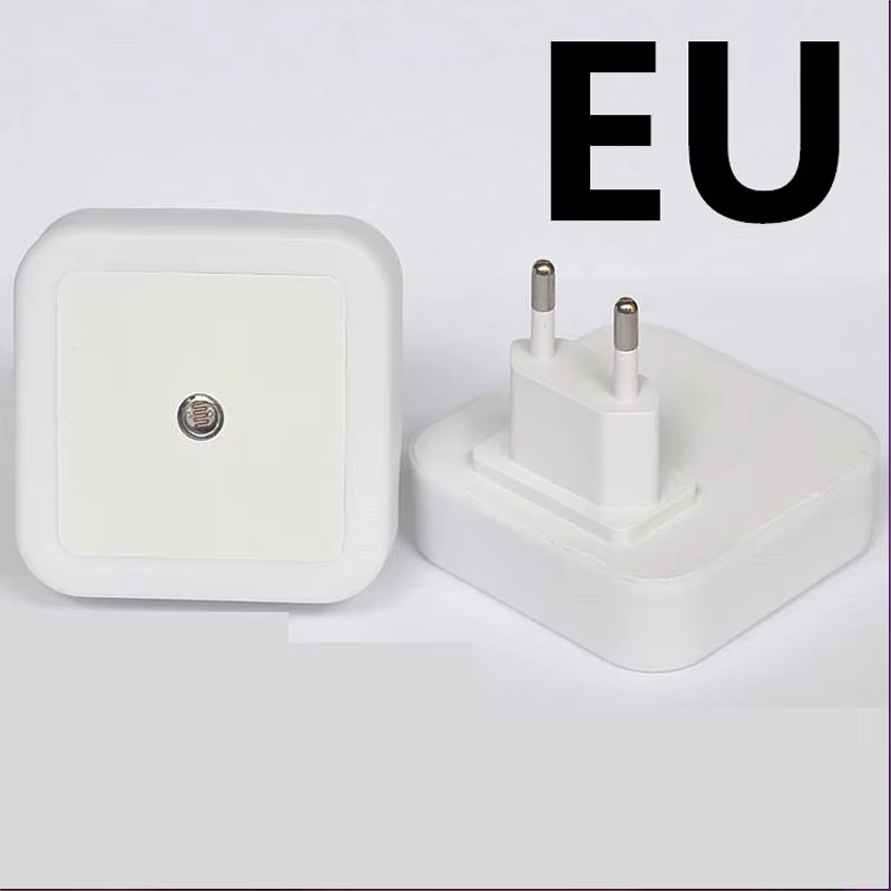 Veilleuse LED sans fil Mini mur mignon Plug-in capteur automatique lampe de chevet pour chambre cham