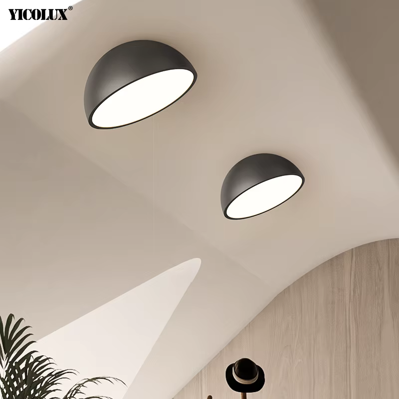 Simple gradation ronde nouveau plafond moderne à LEDs lumières éclairage salon étude chambre couloir