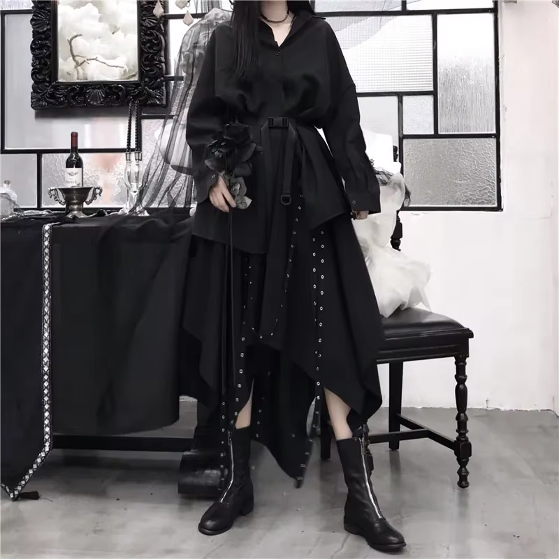 Jupe Steampunk gothique vintage victorienne pour femmes, jupe de fête pouvez-vous psy Hiphelicopter 