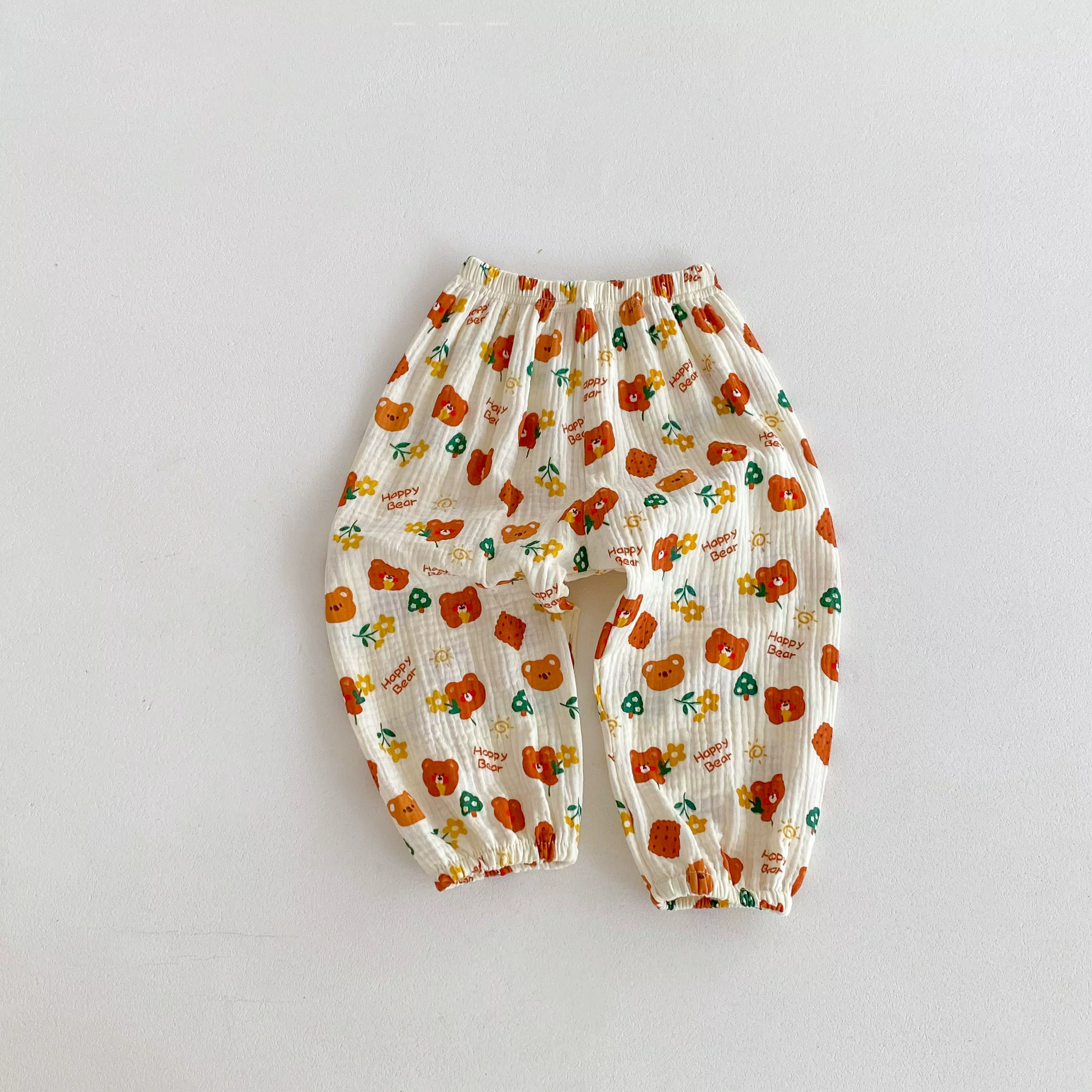 Vêtements d'été pour bébés garçons et filles, pantalons anti-moustiques pour enfants, amples et déco