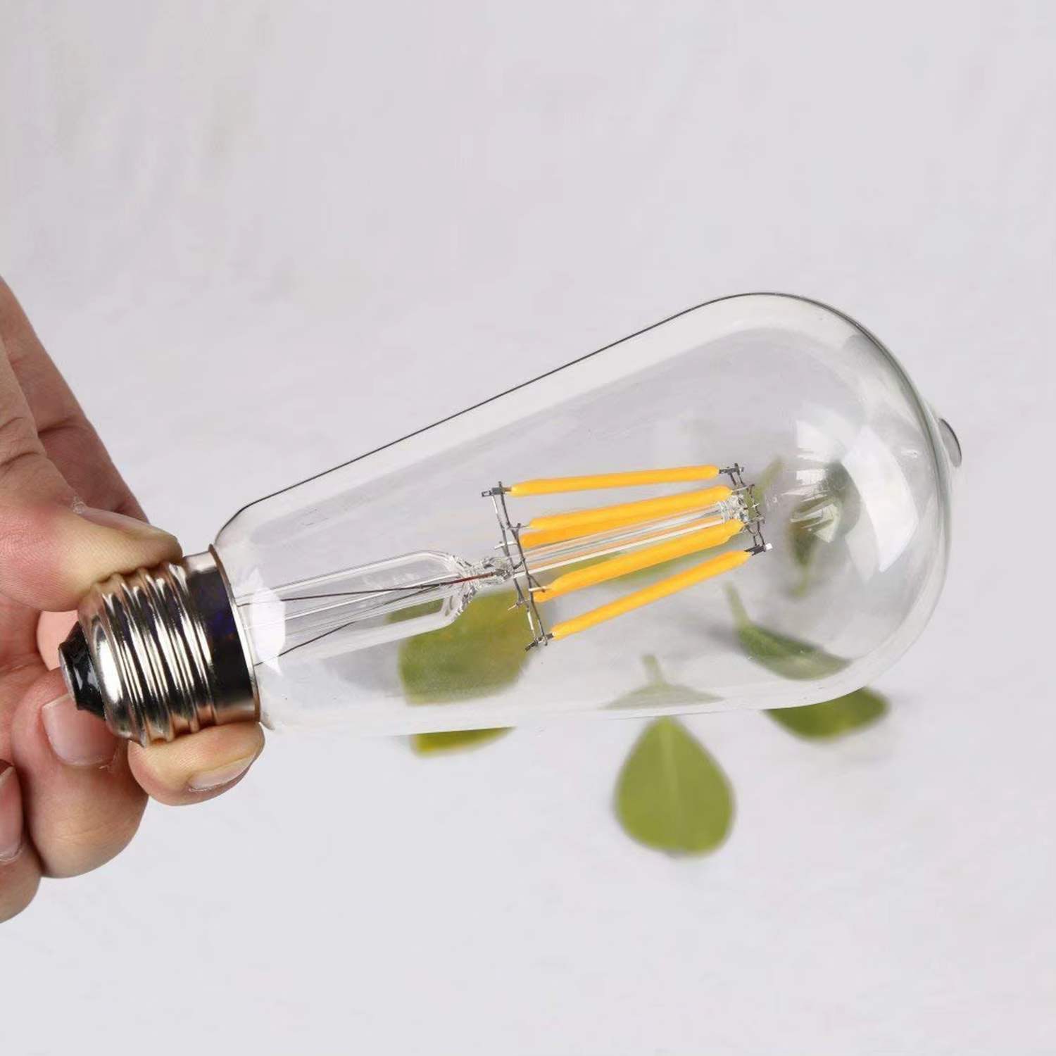 Ampoule à Filament LED Basse Tension, Blanc Chaud, Non Variable, Lampe Extérieure pour Ampoules Sola