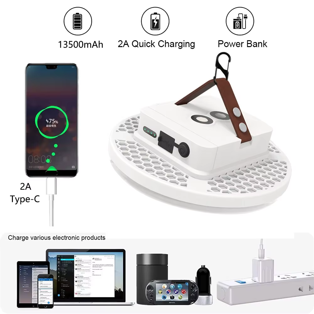 Lanterne de Camping LED plus lumineuse, Rechargeable, aimant, lumière forte, éclairage Portable, lam