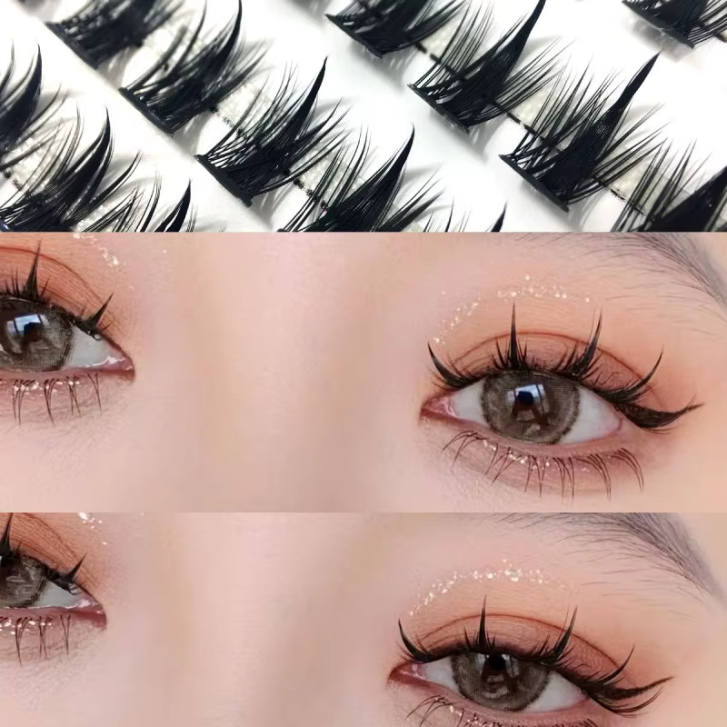 1 boîte/150 paquets de cils de vison 3D naturel russe extension de cils individuelle grappe de cils