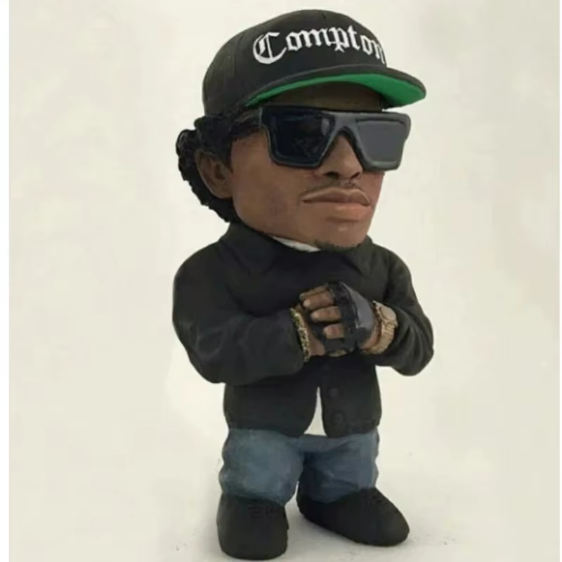 1 pièces Hip Hop légende commémorative résine ornements décoration de la maison Statue commémorative