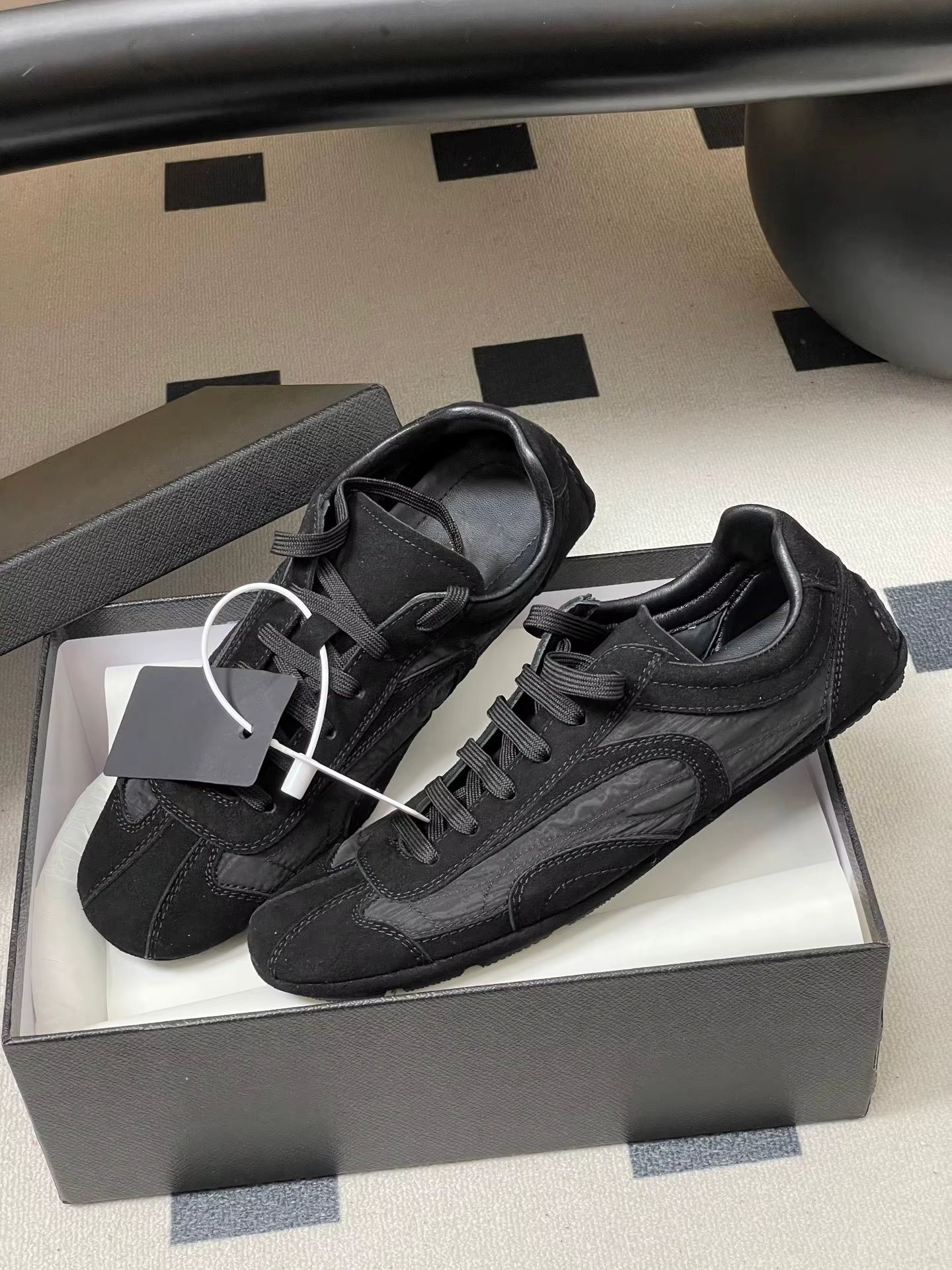 Baskets décontractées de luxe pour femmes, chaussures de ville, chaussures de randonnée en nylon et 