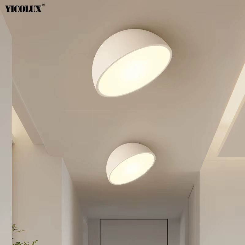 Simple gradation ronde nouveau plafond moderne à LEDs lumières éclairage salon étude chambre couloir