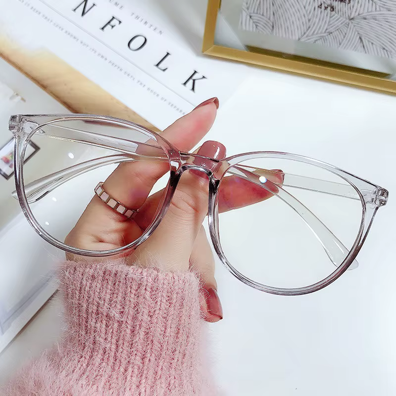 Lunettes de soleil simples anti-lumière bleue pour femmes, 1 pièce, ultra légères, multicolores, cad