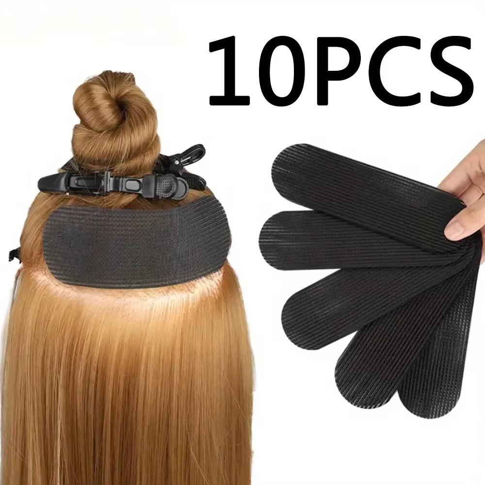 Pinces à cheveux invisibles, bandes de cheveux auto-adhésives antidérapantes en Nylon, autocollants 
