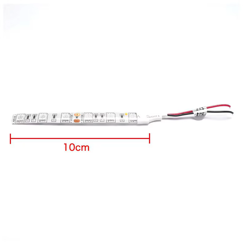 5 pièces DC12V 10 cm 6 LED s 30 cm 18 LED bande lumineuse SMD5050 non étanche bande LED flexible ban