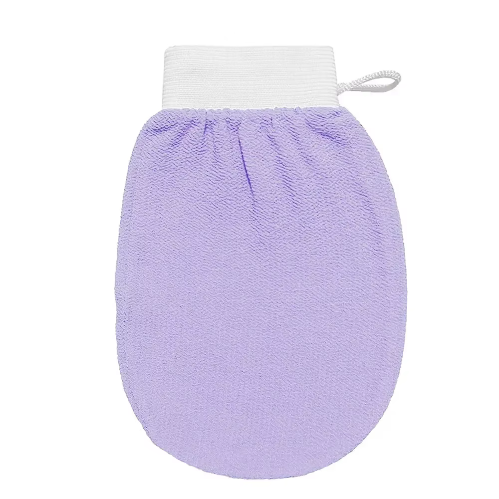 Gants de bain noirs, gommage corporel, gants exfoliants, dissolvant de peau morte, brosse de douche,