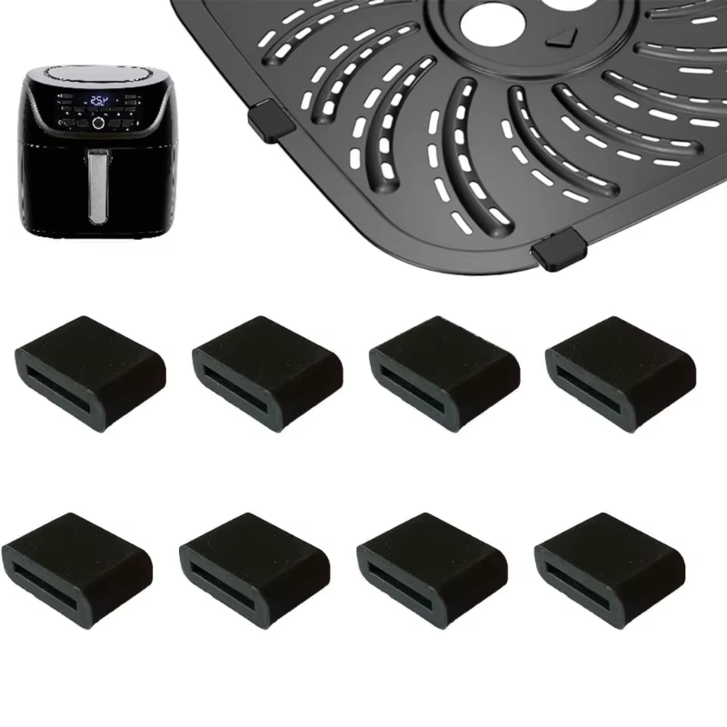 Le pied résistant à chaleur friteuse silicone protège les pare-chocs durables silicone friteuse d'ai