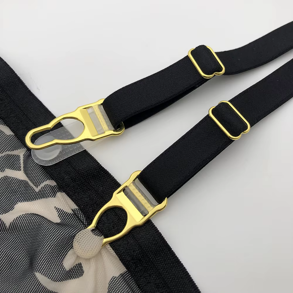 Pièces de rechange en plastique, Clips de jarretelles, réparation de Film, boucle Susp, caoutchouc T