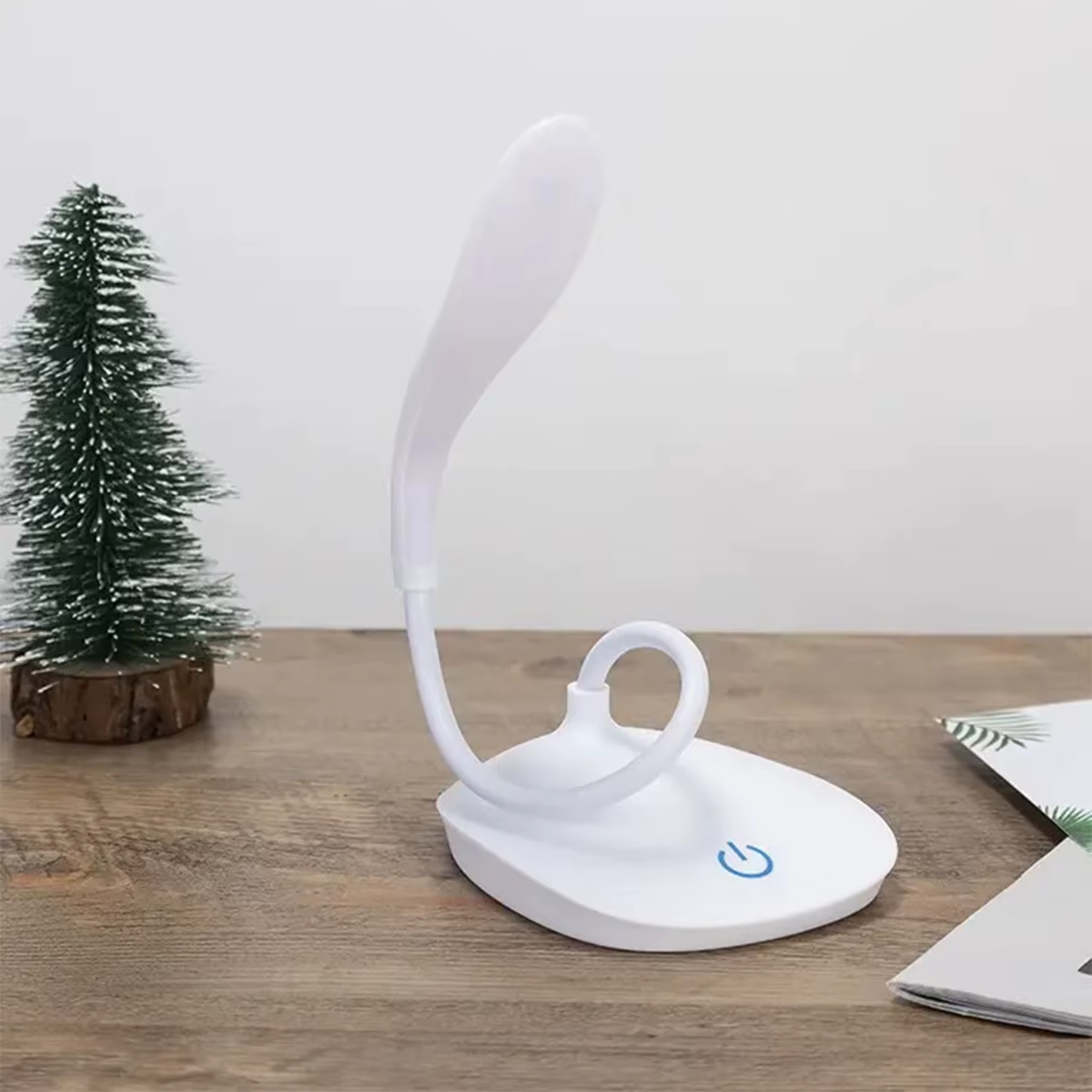 Lampe de bureau Portable Rechargeable par USB, tactile, 3 Modes de gradation, Protection des yeux, p