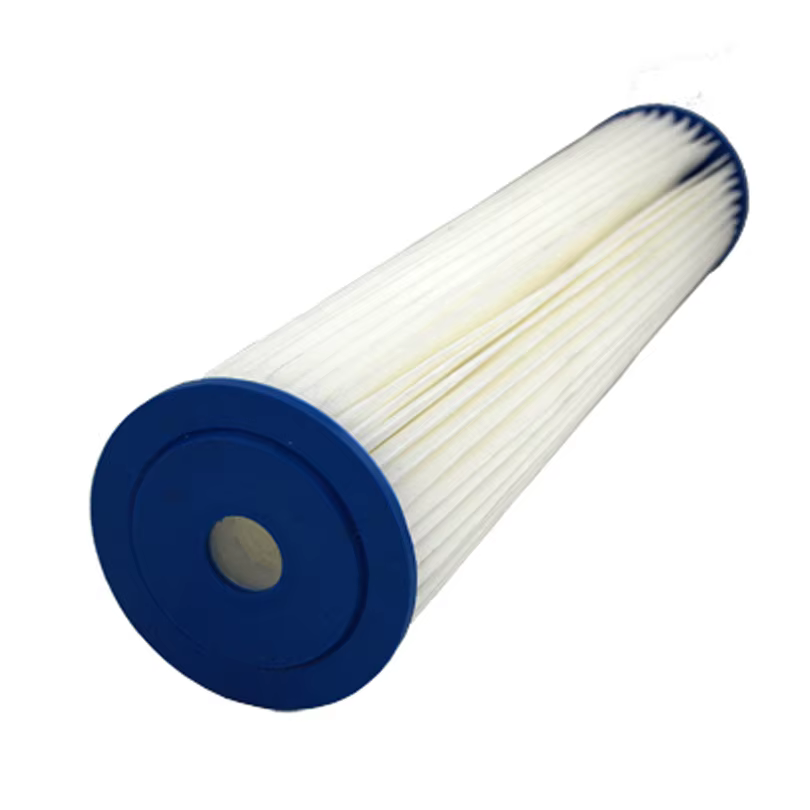 Coronwater 10" X 2,5" cartouche de filtre à eau à sédiments plissée paquet de 6 pour système de puri