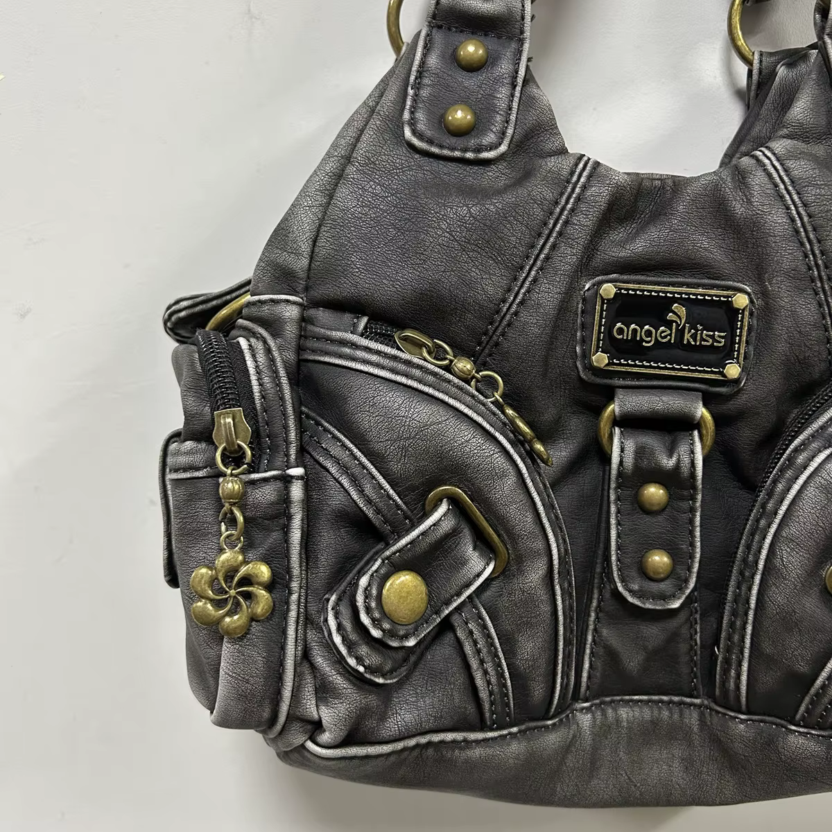 Sacs à main pour femmes, petit sac à bandoulière, fourre-tout souple, sacoche à la mode multi-poches