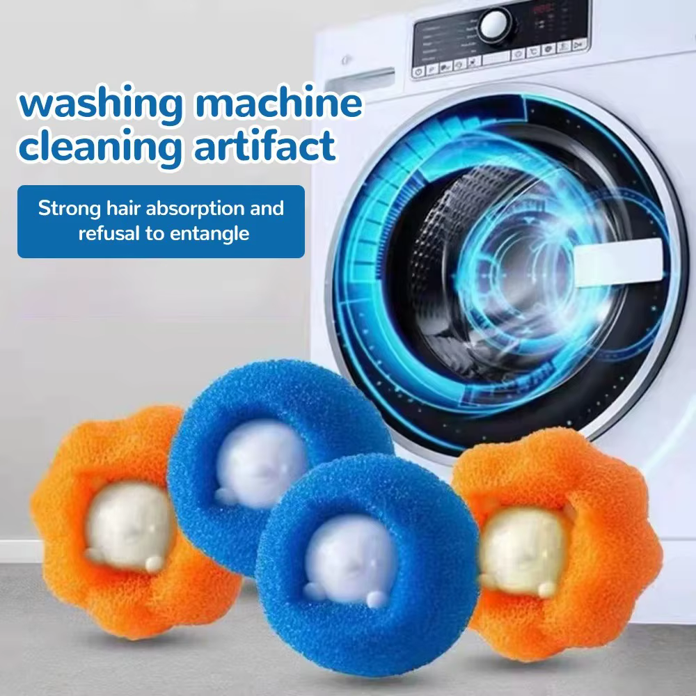 Kit de boules à lessive réutilisables, Machine à laver, épilateur, nettoyage de peluches, peluches, 