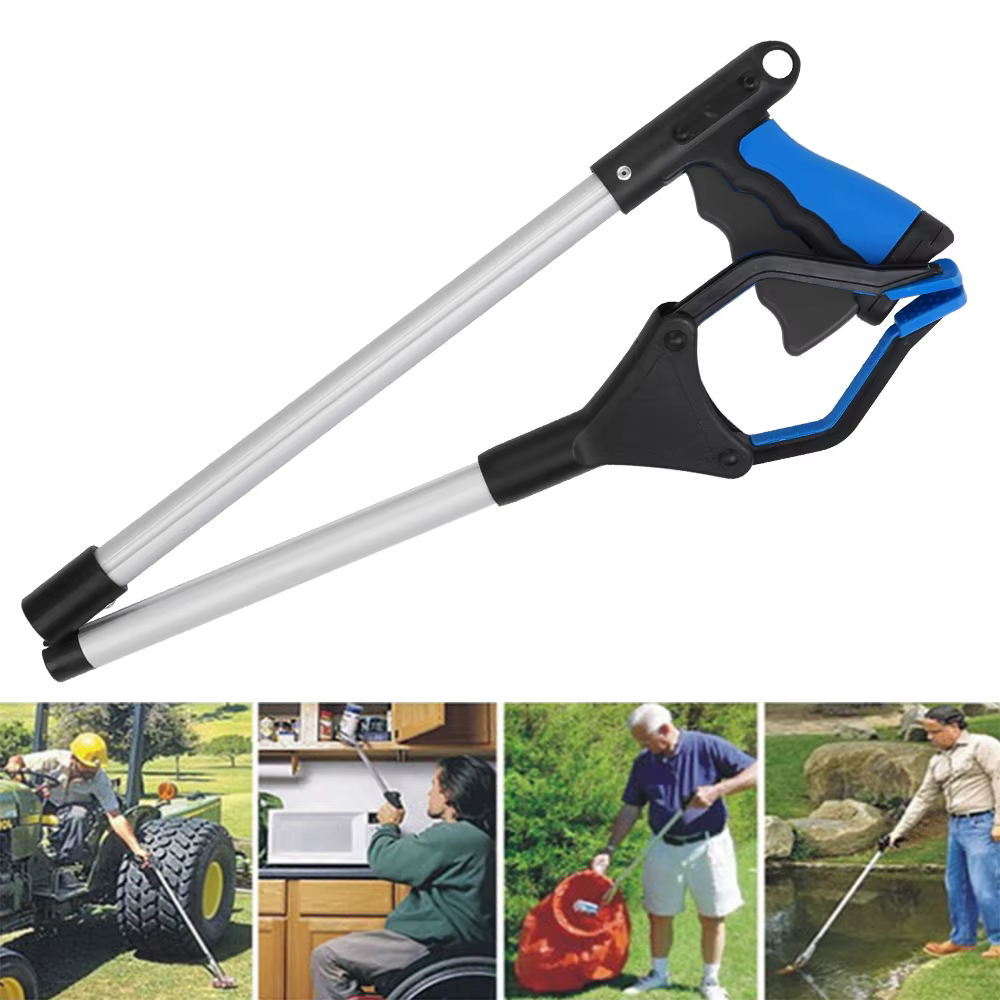 Extension de pince pliable, outils manuels, rechercheurs de litière, outils de ramassage de déchets 