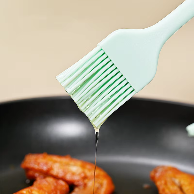 Brosse longue à huile de cuisson en Silicone, cuisine, tartes de Pizza, pâtisserie, épandeur de beur