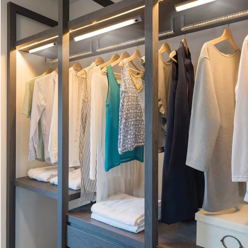 Lumière LED intelligente sous armoire avec capteur de balayage à la main, veilleuse, éclairage de la