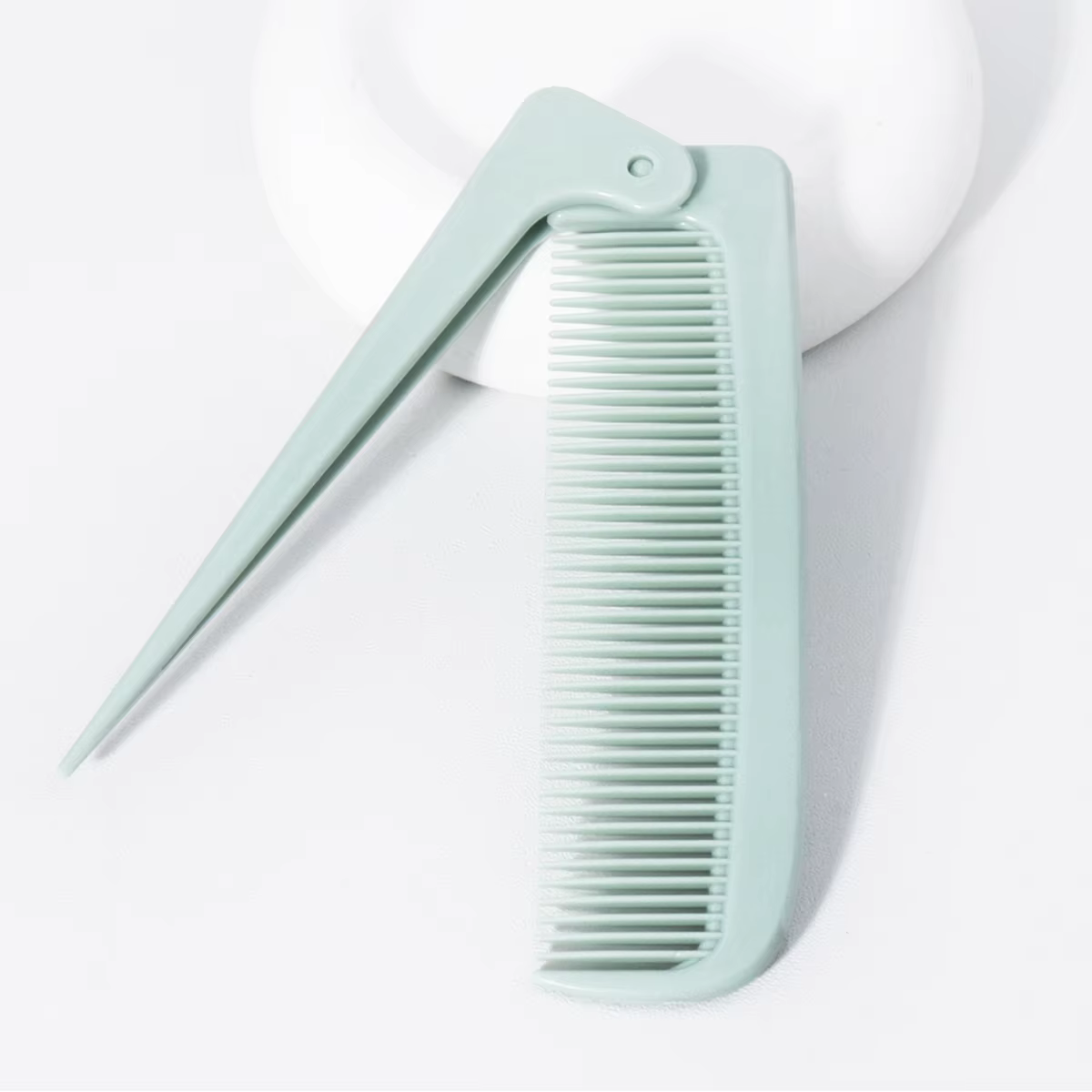 Peigne à queue pliant minimaliste portable, outil de coiffure domestique mini et compact, spécial po