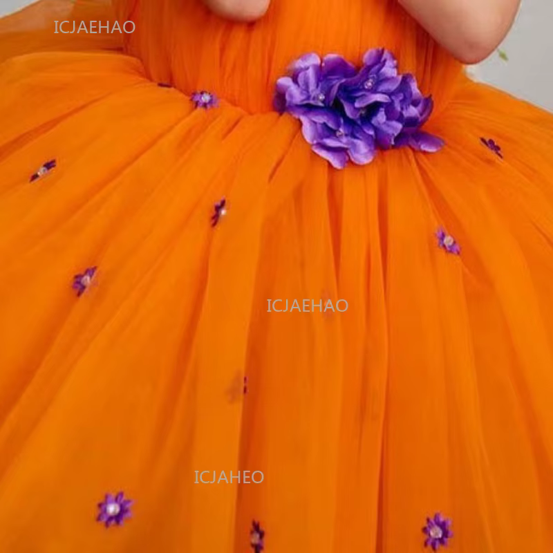 Robes de Soirée pour Filles, Robe de Princesse à Col Halter, Robe de Soirée, Robe de Cérémonie d'Ann