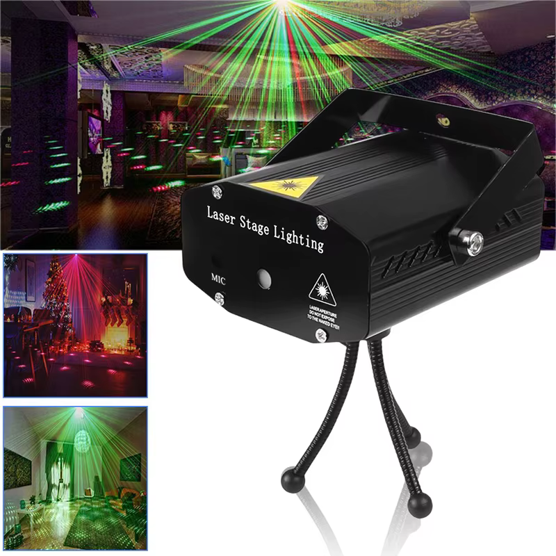 Lumières de discothèque, télécommande, lumière de scène LED, lampe DJ KTV, projecteur, lumières lase