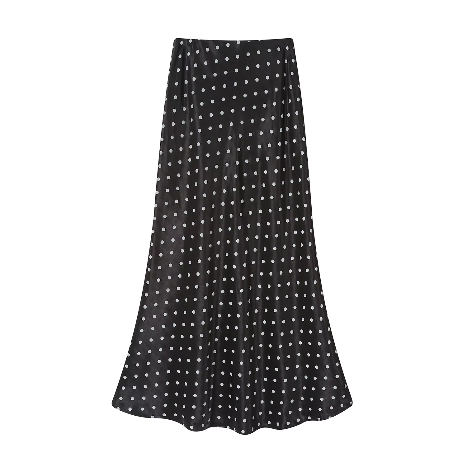 Jupes sirène en satin à pois style vintage Seoulish pour femmes, nouvelle collection printemps-été 2