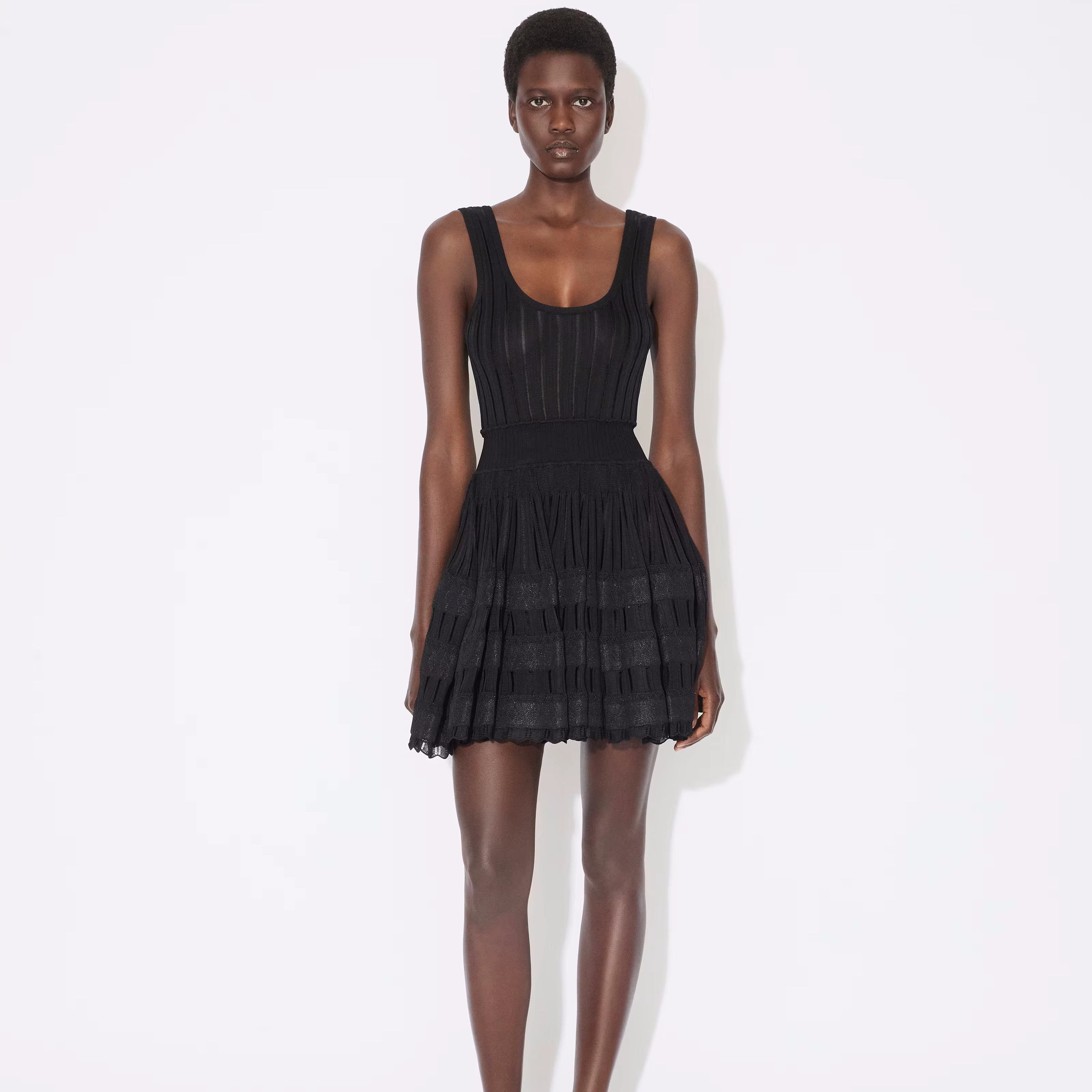 Robe élégante pour femme de marque de luxe parisienne, sexy, décontractée, pour soirée, sans manches