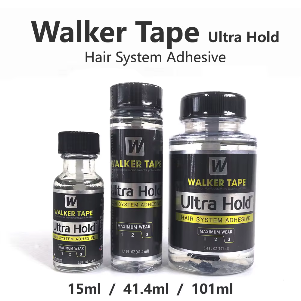 Walker Tape – système capillaire Ultra tenue, adhésif et dissolvant de colle pour perruque à solvant