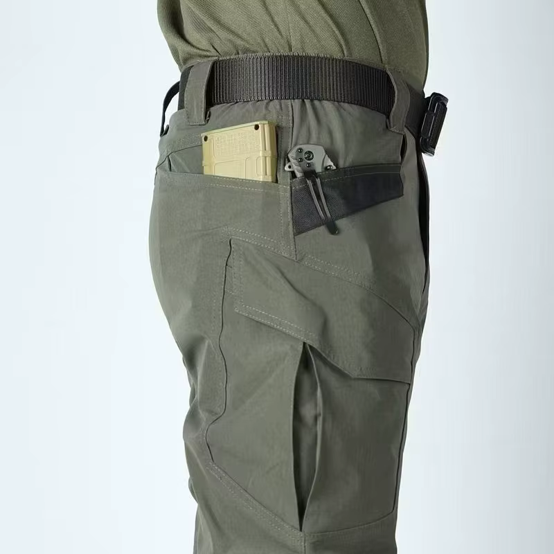 Pantalon tactique pour homme, pantalon d'entraînement multifonctionnel pour l'extérieur avec poches,