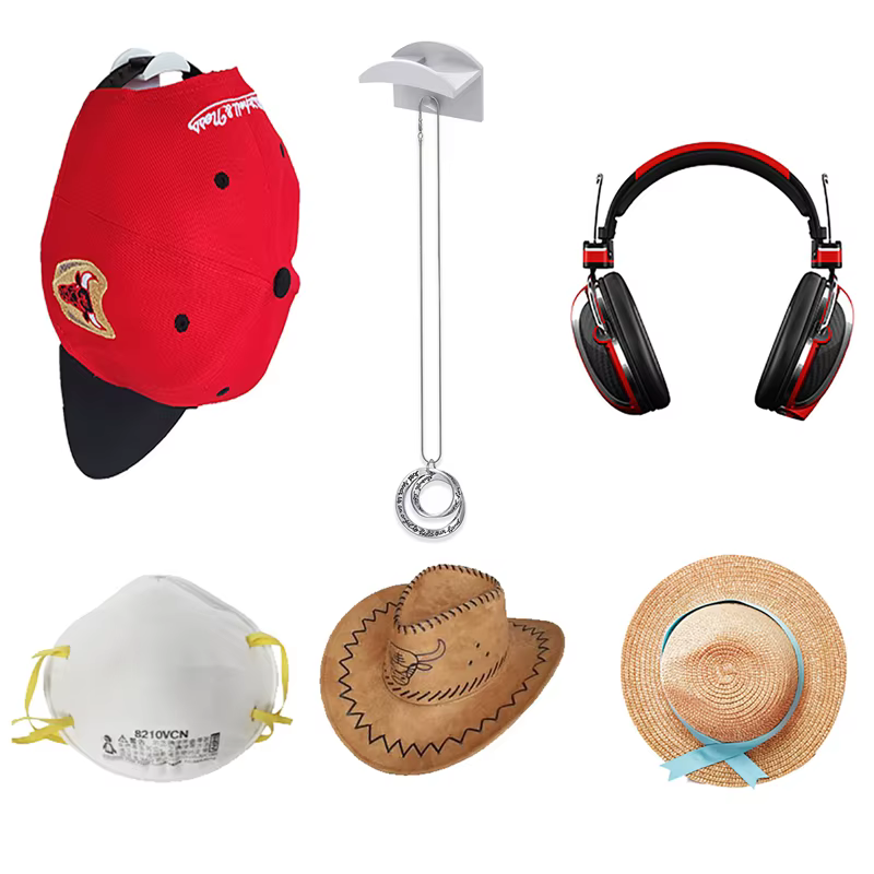 5/10 pièces casquette de Baseball crochet sans trace chapeau cintre mural casquette casque collier o