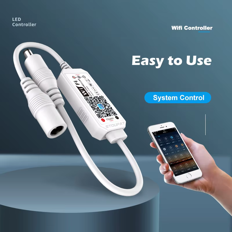 Magic Home Wifi LED bande lumineuse contrôleur APP commande vocale pour bande lumineuse monochrome v