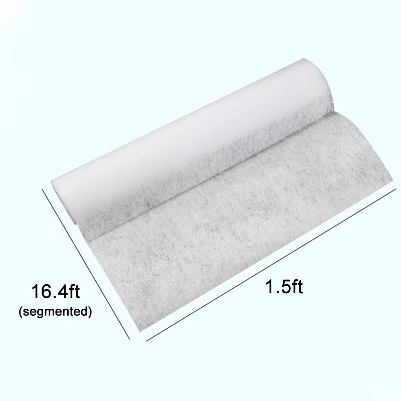 Papier filtre à huile de cuisine 46cm x 5M, papier absorbant Non tissé, filtres Anti-huile en coton,