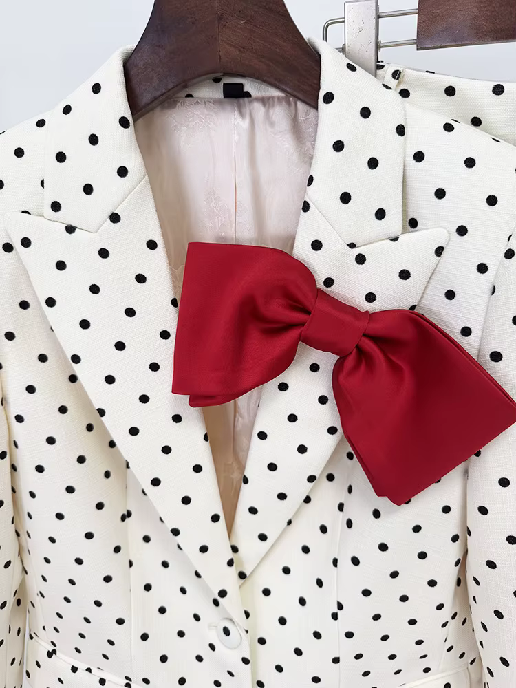 HIGH STREET Nouveauté 2026 Ensemble tailleur-pantalon de créateur pour femme, 2 pièces, avec blazer 