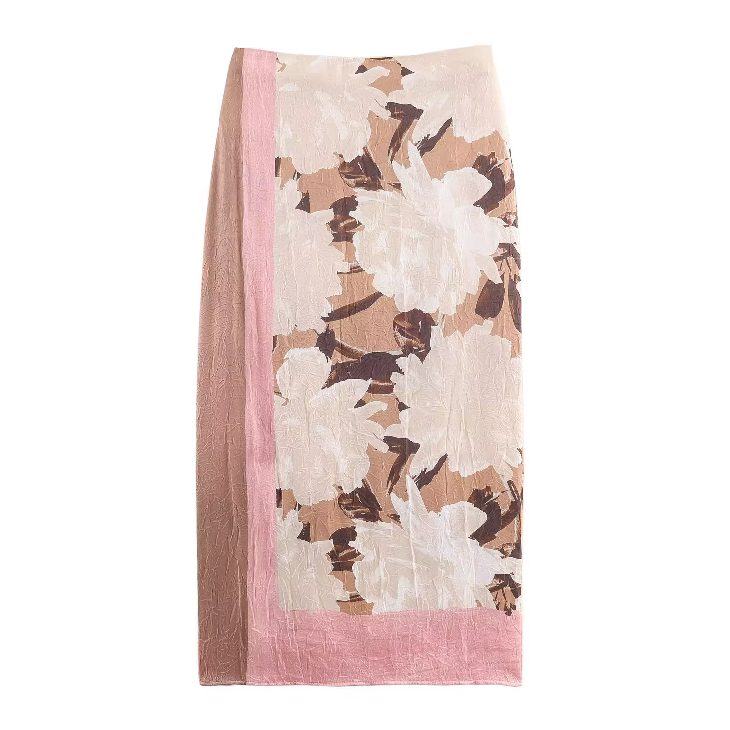 Jupe mi-longue imprimée pour femmes, nouvelle collection automne, effet féminin, rendez-vous, taille