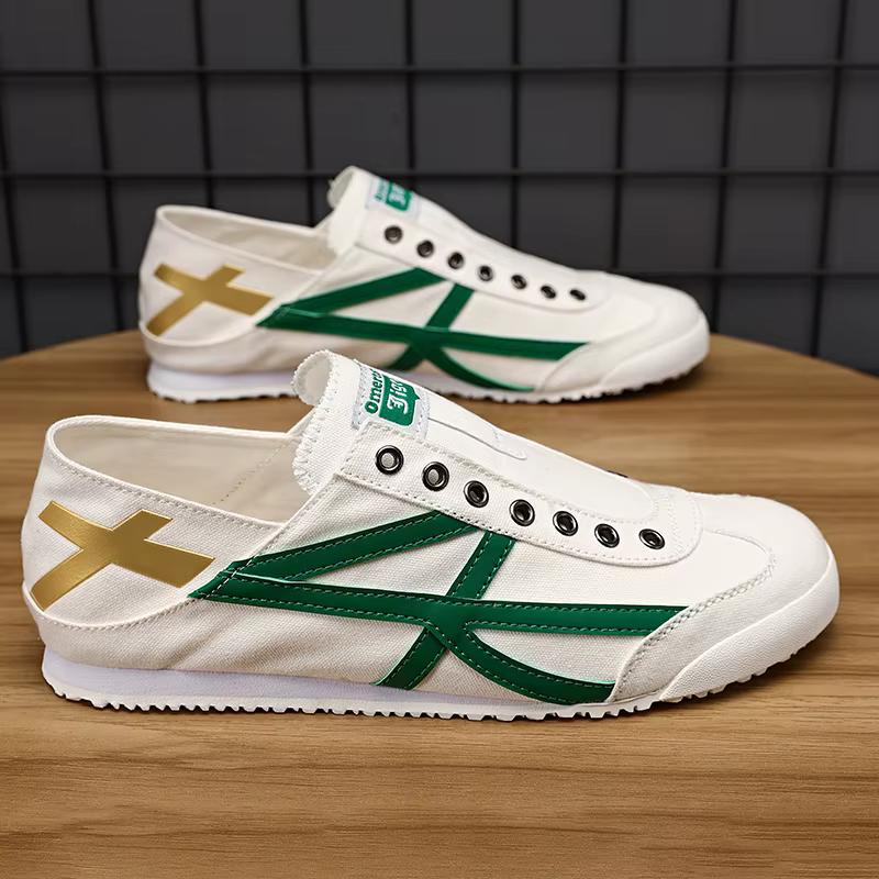 Chaussures de course classiques pour hommes, chaussures de sport à lacets à fond plat, chaussures de