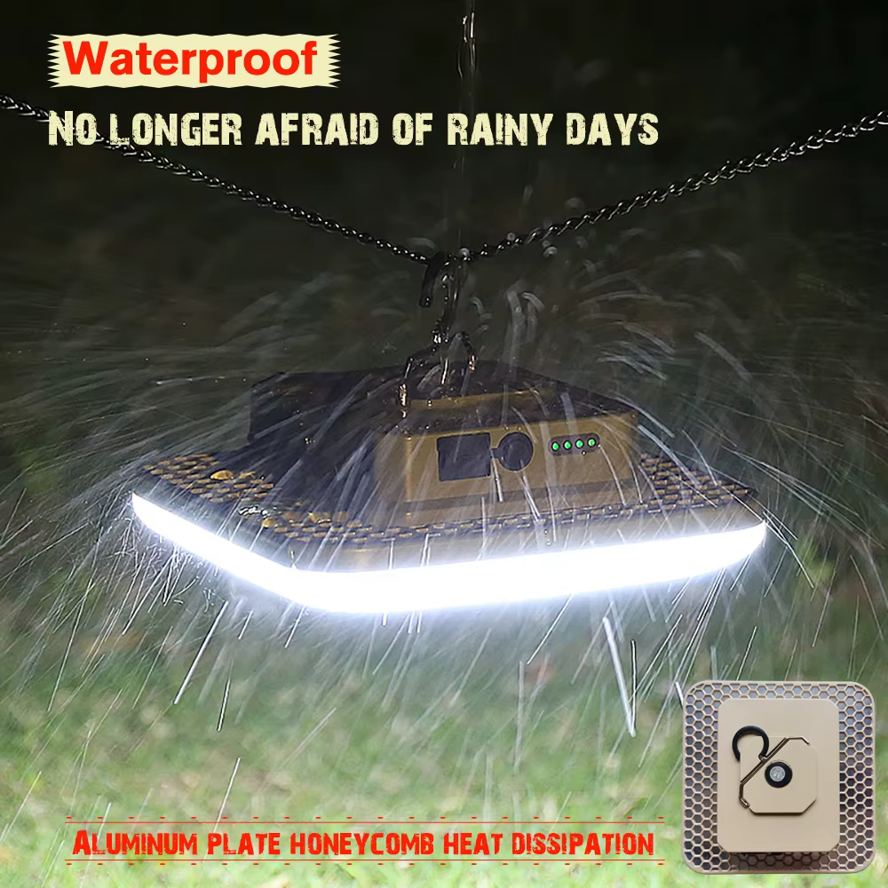 Lanterne de Camping LED Rechargeable 18000mAh 100W, lumière forte, torche magnétique Portable, lumiè