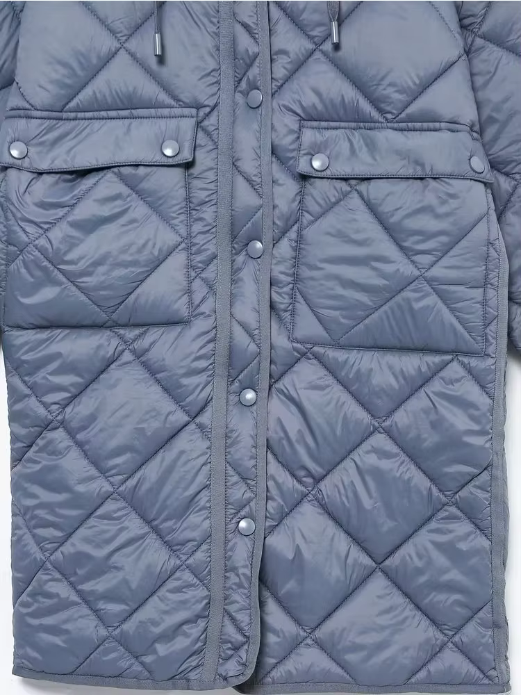 YENKYE – manteau chaud surdimensionné à capuche pour femme, parka à manches longues, avec poches et
