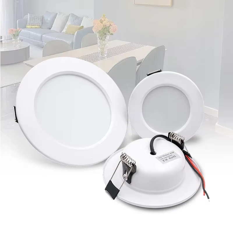 Lot de 10 spots LED encastrables blancs 5W 9W 12W 15W 18W, plafonnier LED rond DC 12V 24V AC 110V 22