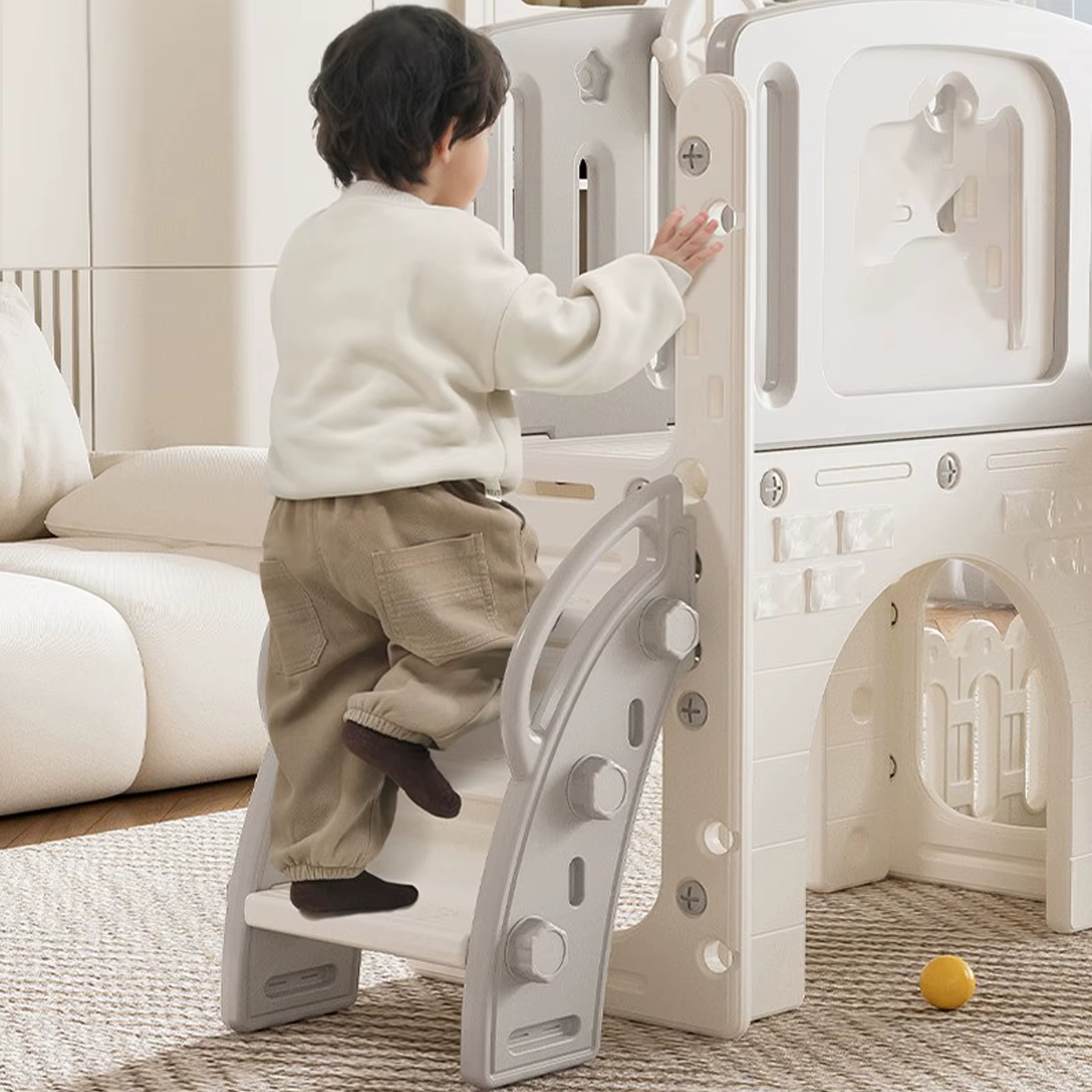 Toboggan pour bébé, aire de jeux pour enfants, toboggan intérieur/extérieur, toboggan multifonctionn