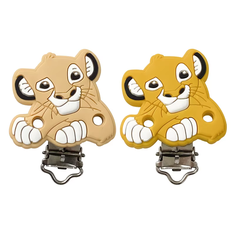 1/3/10 pièces le roi Lion Silicone attache-sucette porte-chaîne sucette Clips d'allaitement sans BPA