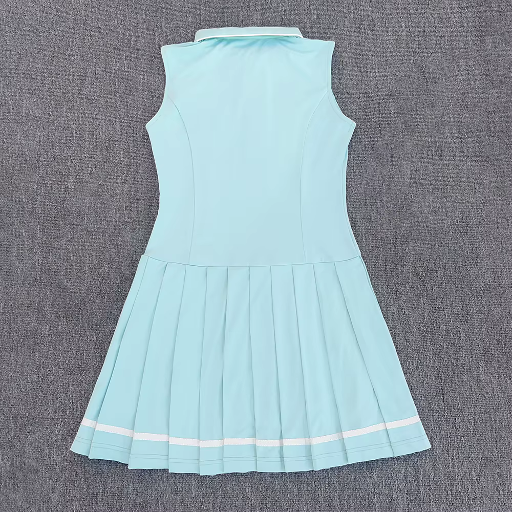 Robe de sport de golf sans manches pour femme, nouveau style 2026, avec propriétés antibactériennes,