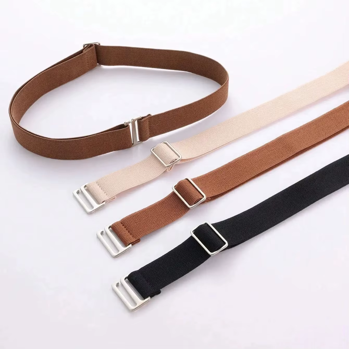 Ceinture de pantalon antidérapante élastique, confortable et réglable, taille unique, pour femmes, s