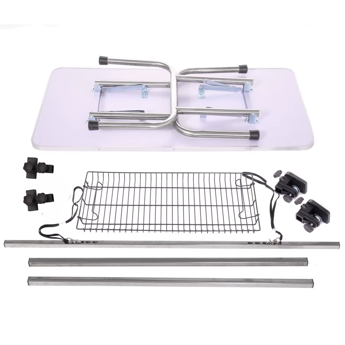 Table de toilettage professionnelle pour animaux de compagnie, 46 pouces, grande, réglable, portable
