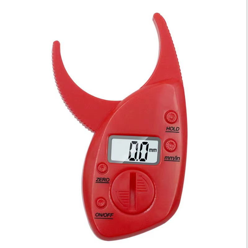 Pince de mesure de la graisse corporelle numérique - Outil de mesure des plis cutanés pour une évalu