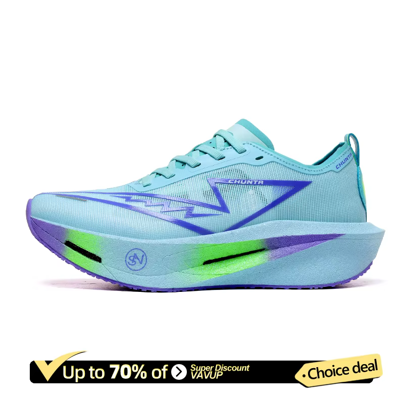 Chaussures de course pour hommes avec plaque en carbone, respirantes, légères, confortables, baskets